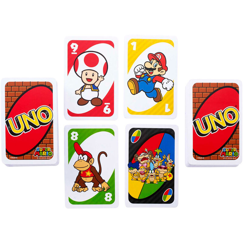 UNO Super Mario Bros card game Nerdscape