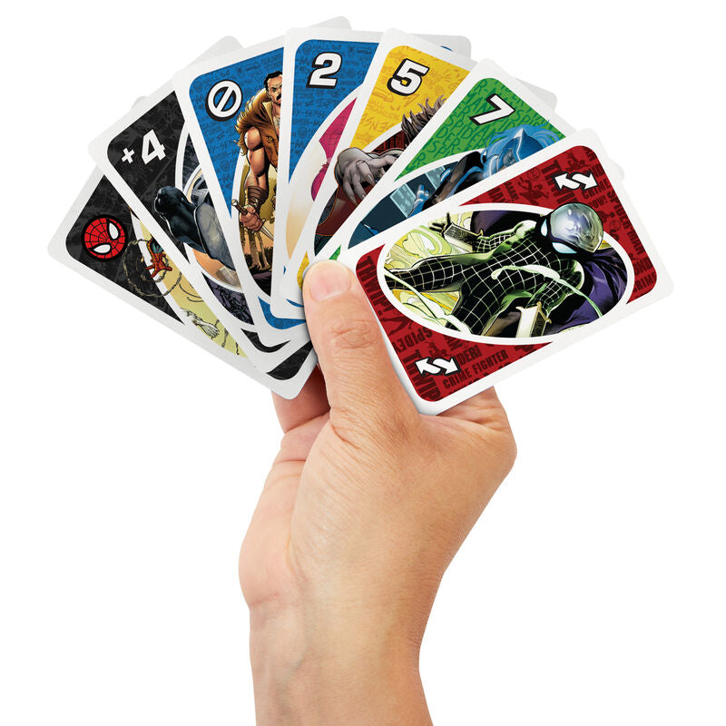 Marvel Spiderman UNO card game Nerdscape