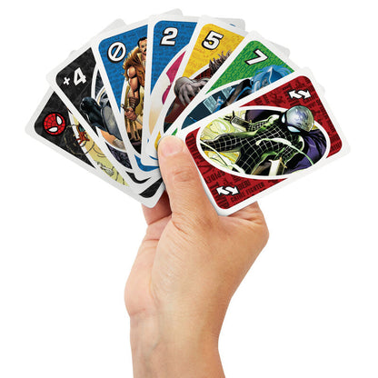 Marvel Spiderman UNO card game Nerdscape