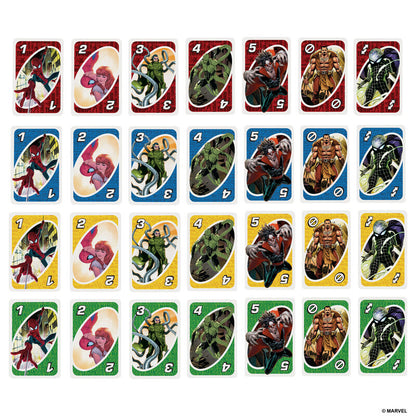 Marvel Spiderman UNO card game Nerdscape