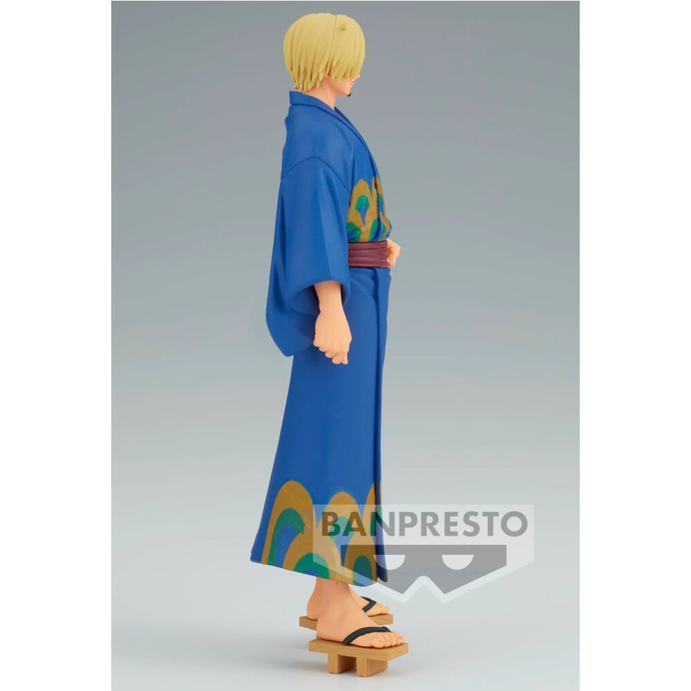 One Piece Grandline Series Wanokuni Yukata Silvers Sanji figure 17cm Nerdscape