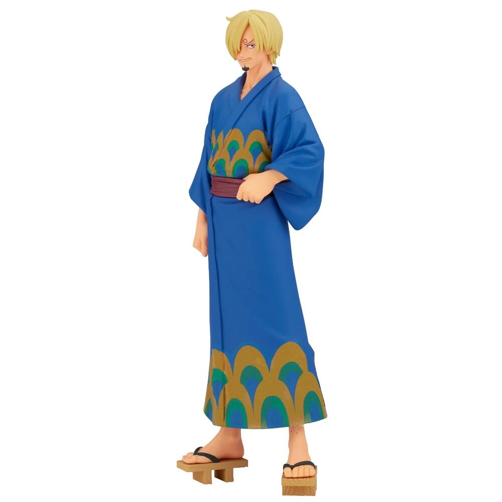 One Piece Grandline Series Wanokuni Yukata Silvers Sanji figure 17cm Nerdscape