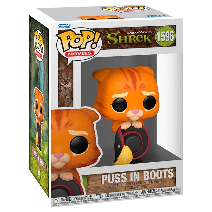 Funko Pop! Shrek Puss in Boots - Figura da Collezione Vinyl Nerdscape