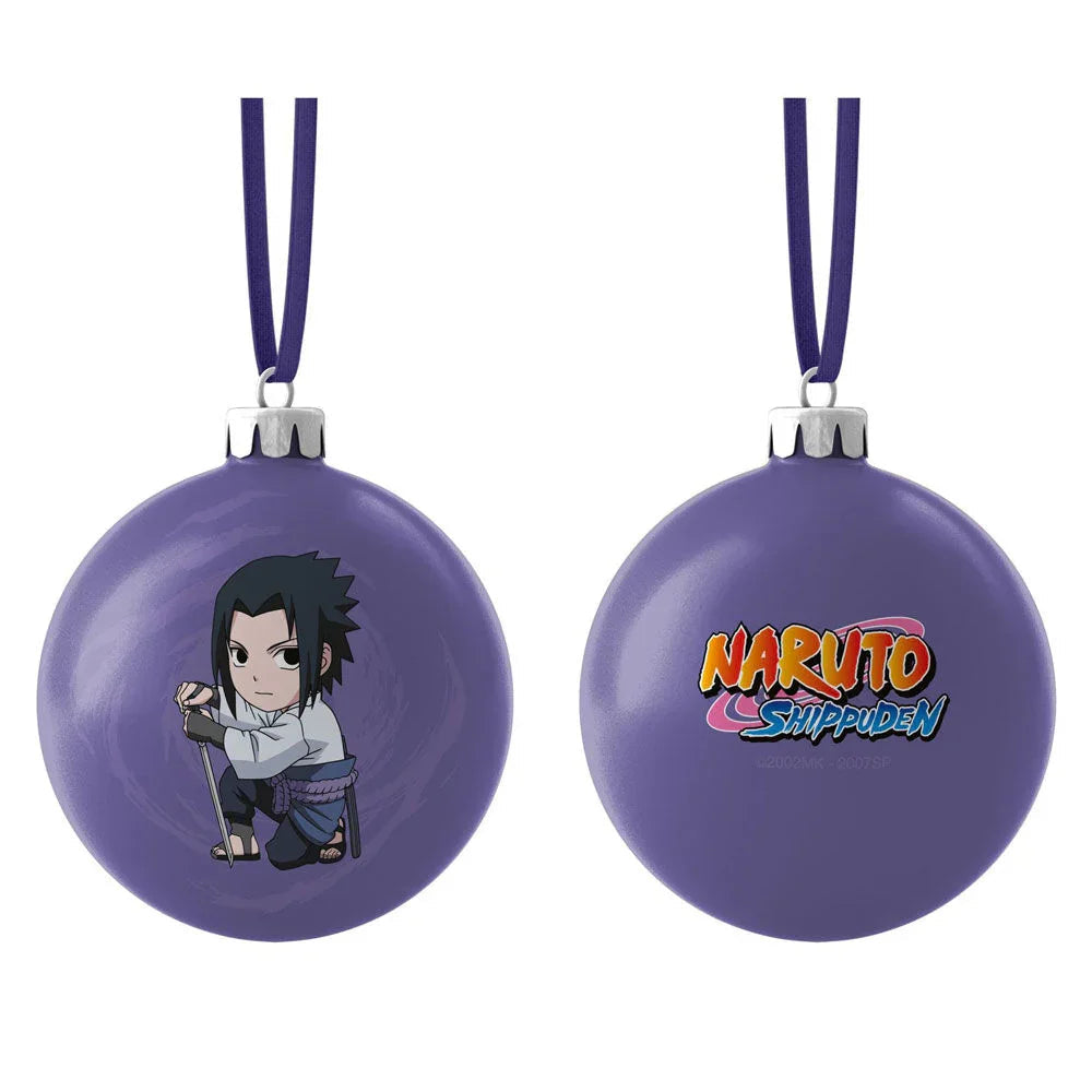 Naruto Shippuden Sasuke Chibi christmas ball Nerdscape