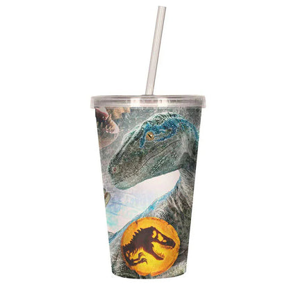 Jurassic Park Biosync 3D lenticular tumbler 50ml Nerdscape