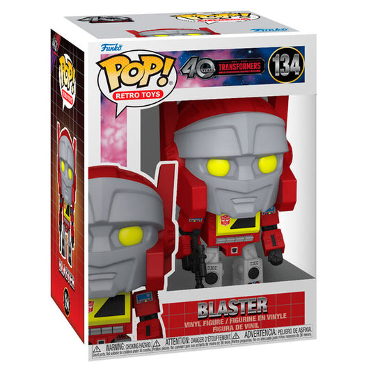 Funko Pop! Transformers Generation 1 Blaster - Figura da Collezione Vinyl