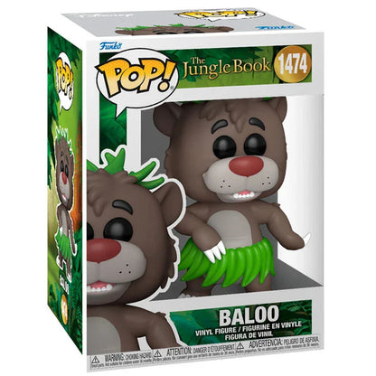Funko Pop! Disney The Jungle Book Baloo - Figura da Collezione Vinyl Nerdscape