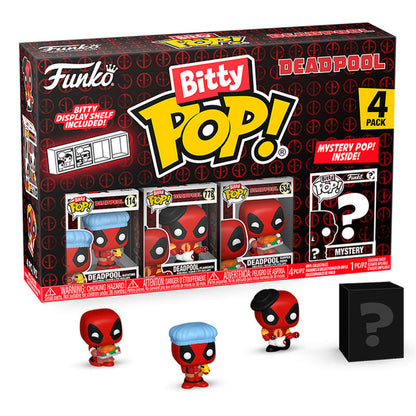 Funko Pop! Deadpool Bitty Pop Marvel - Figura da Collezione Vinyl - Nerdscape Nerdscape
