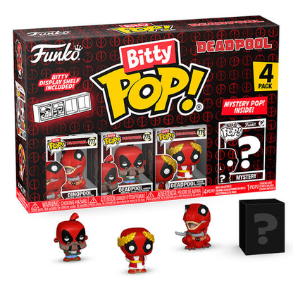 Funko Pop! Bitty POP Marvel Deadpool Dinopool - Figura da Collezione Vinyl 4 pezzi Nerdscape