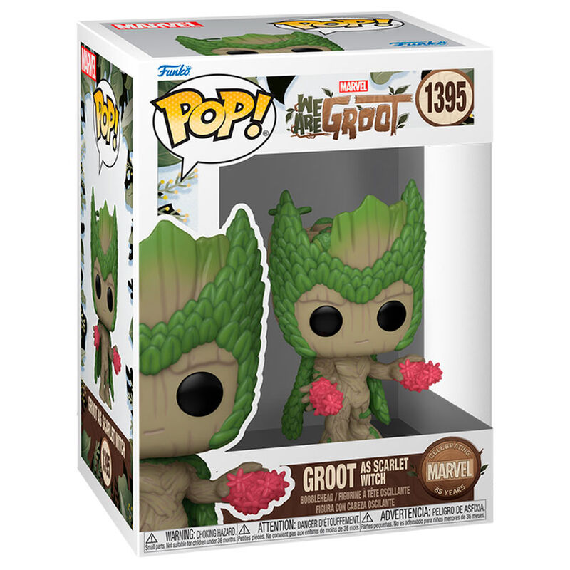 Funko Pop! Marvel We Are Groot - Groot as Scarlet Witch - Figura da Collezione Vinyl Nerdscape