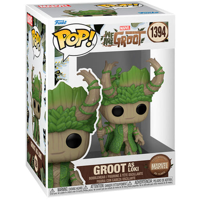 Funko Pop! Marvel We Are Groot - Groot as Loki - Figura da Collezione Vinyl Nerdscape