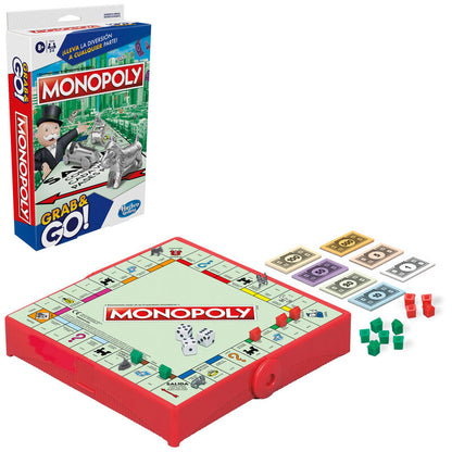 Spanish Grab & Go! Monopoly board game Nerdscape