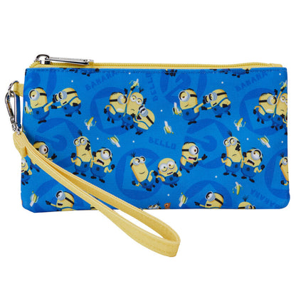 Loungefly Despicable Me Minions nylon zipper wrislet wallet Nerdscape