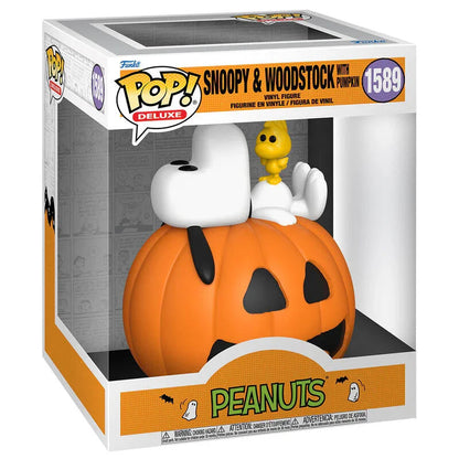 Funko Pop! Peanuts Snoopy & Woodstock - Figura da Collezione Vinyl Nerdscape