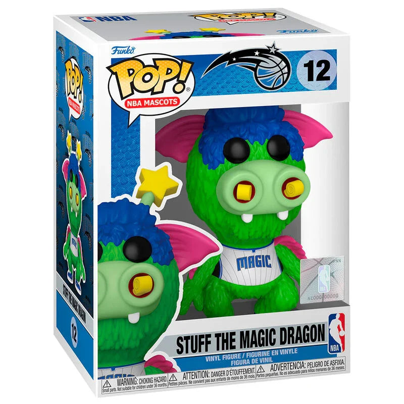 Funko Pop! NBA Orlando Stuff the Magic Dragon - Figura da Collezione Vinyl Nerdscape