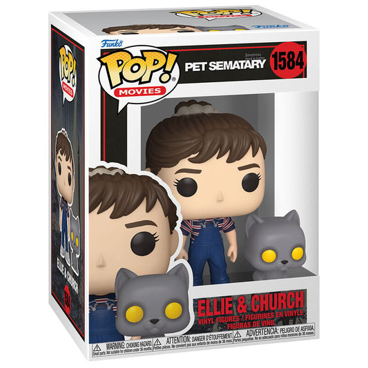 Funko Pop! Pet Sematary Ellie & Church - Figura da Collezione Vinyl