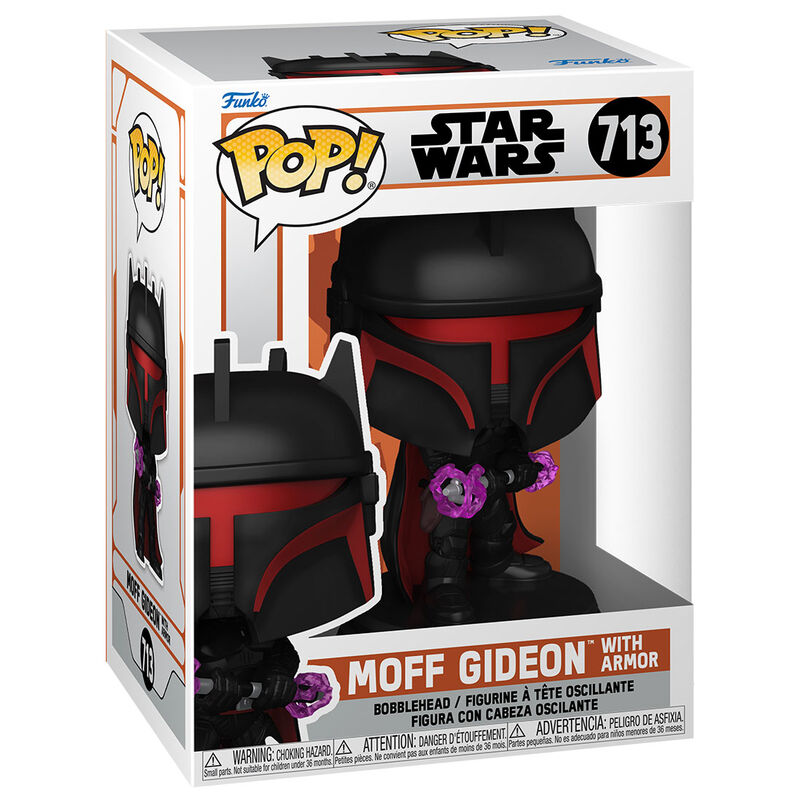 Figurine POP Star Wars The Mandalorian Moff Gideon avec armure