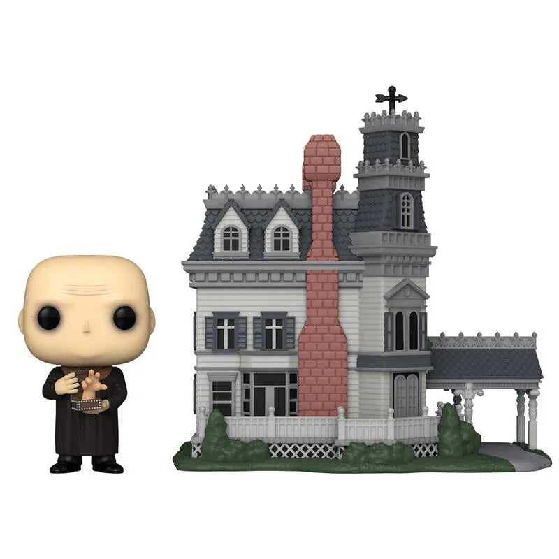 Funko Pop! The Addams Family Uncle Fester & Addams Family Mansion - Figura da Collezione Vinyl Nerdscape