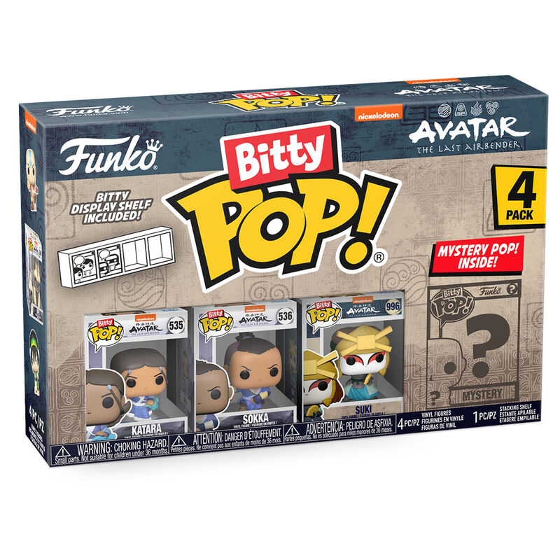 Funko Pop! Avatar The Last Airbender Katara - Figura da Collezione Vinyl 4 pezzi Blister Nerdscape