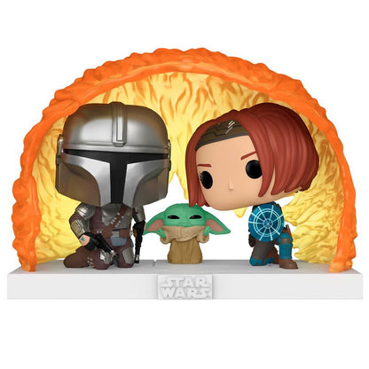 POP figure Moments Star Wars The Mandalorian Grogu Force Barrier - Nerdscape