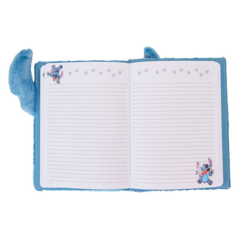 Loungefly Disney Stitch plush journal Nerdscape