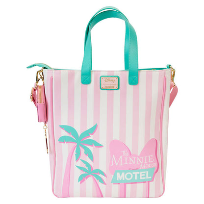 Loungefly Disney Minnie Vacation Style tote bag + coin purse Nerdscape