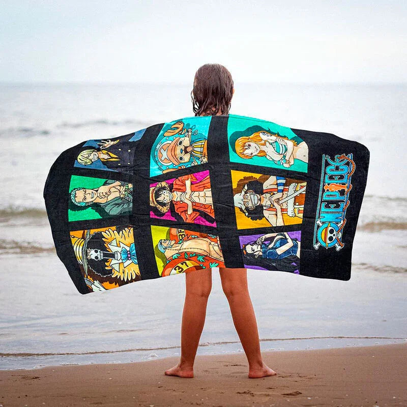 One Piece cotton beach towel Nerdscape