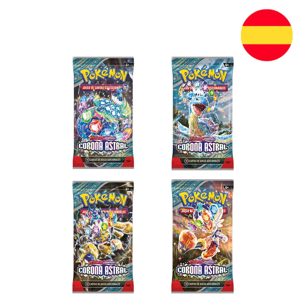 Spanish Pokemon Scarlet & Purple Astral Crown collectible card game envelope Nerdscape