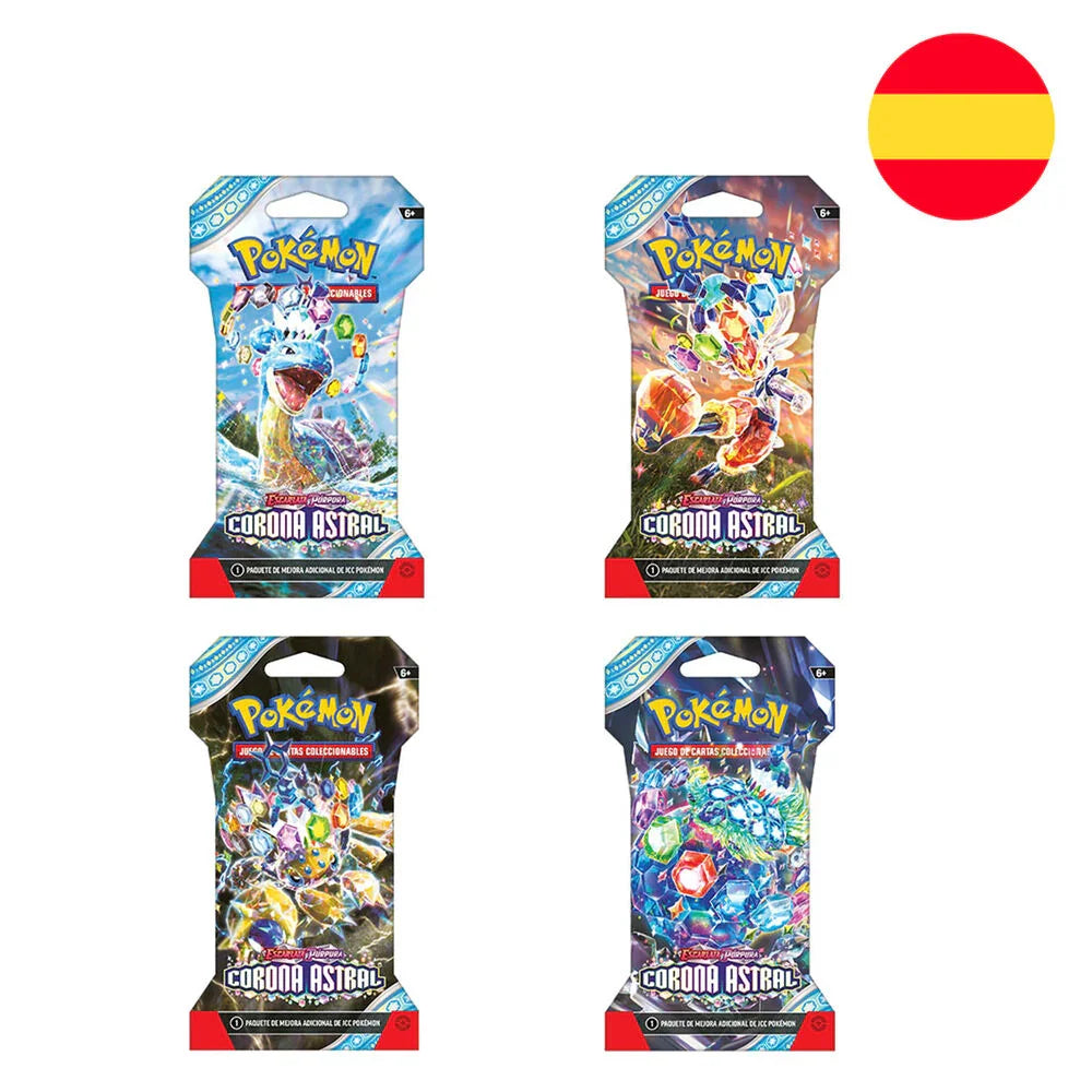 Spanish Pokemon Scarlet & Purple Astral Crown collectible card game envelope Nerdscape