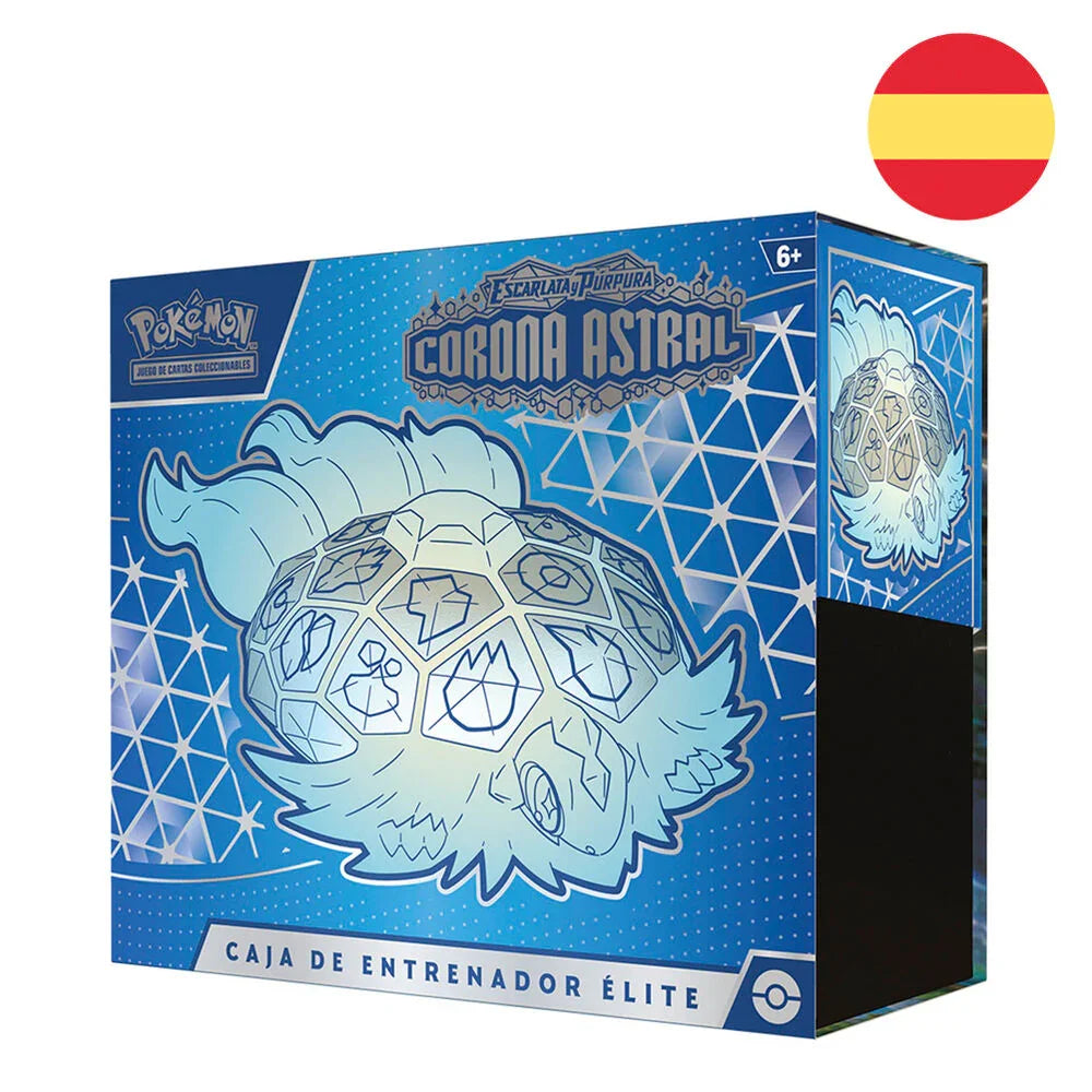 Spanish Pokemon Scarlet & Purple Astral Crown elite trainer case Nerdscape