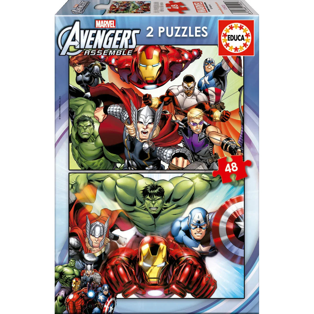 Marvel Avengers puzzle 2x48pcs Nerdscape