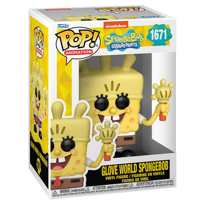 Funko Pop! SpongeBob Glove World - Figura da Collezione Vinyl Nerdscape