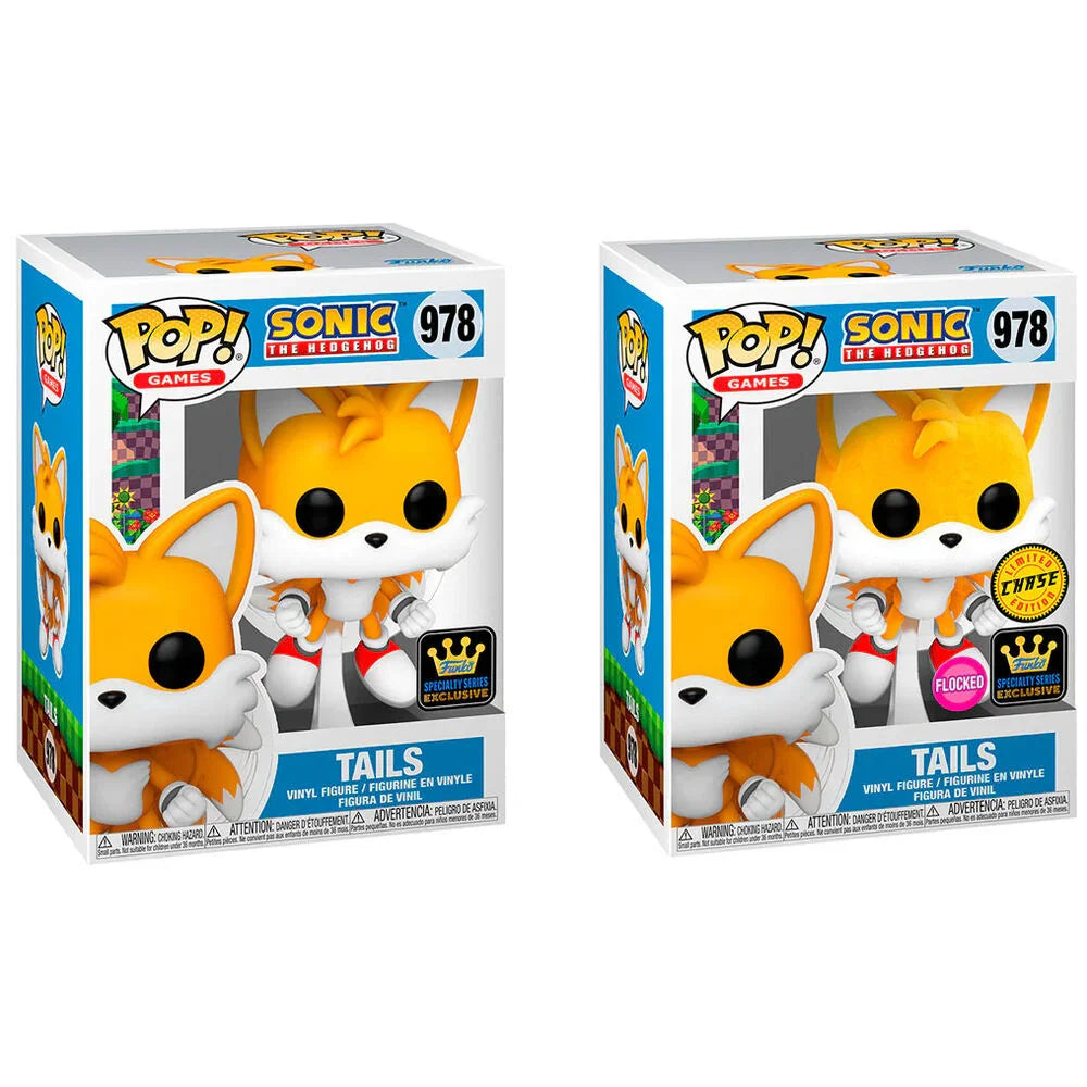 POP figure Sonic The Hedgehog Tails Exclusive 5 + 1 Chase Nerdscape