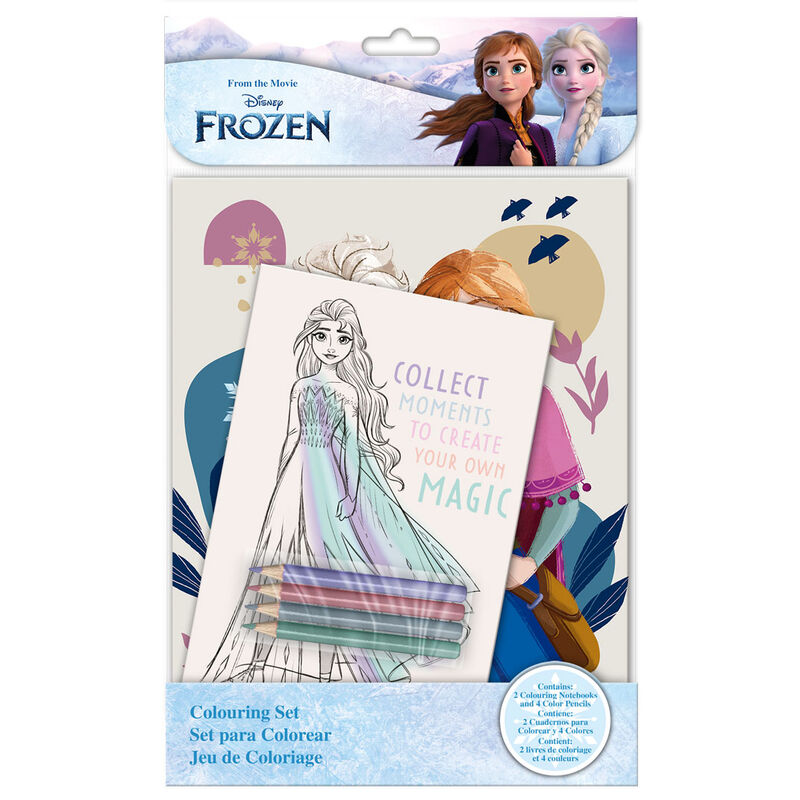 Disney Frozen coloring set + notebook Nerdscape