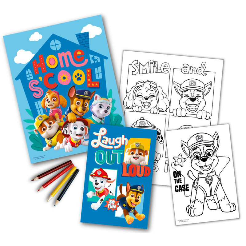 Paw Patrol coloring set + notebook Nerdscape