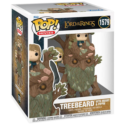 Funko Pop! The Lord of the Rings Treebeard con Merry & Pippin - Figura da Collezione Vinyl Nerdscape