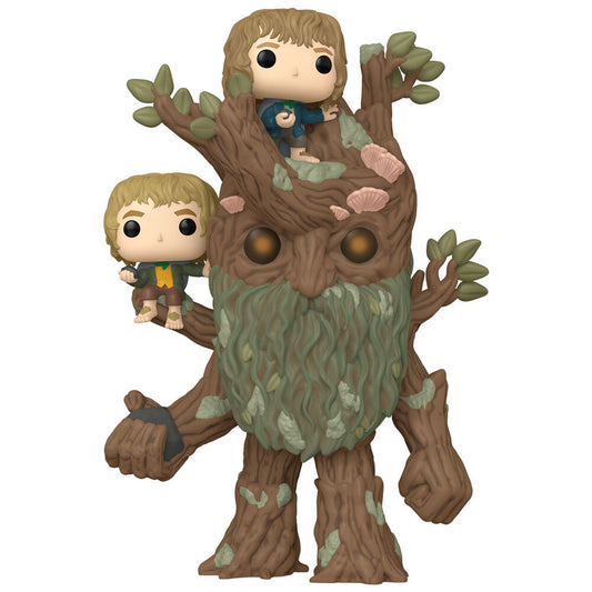 Funko Pop! The Lord of the Rings Treebeard con Merry & Pippin - Figura da Collezione Vinyl
