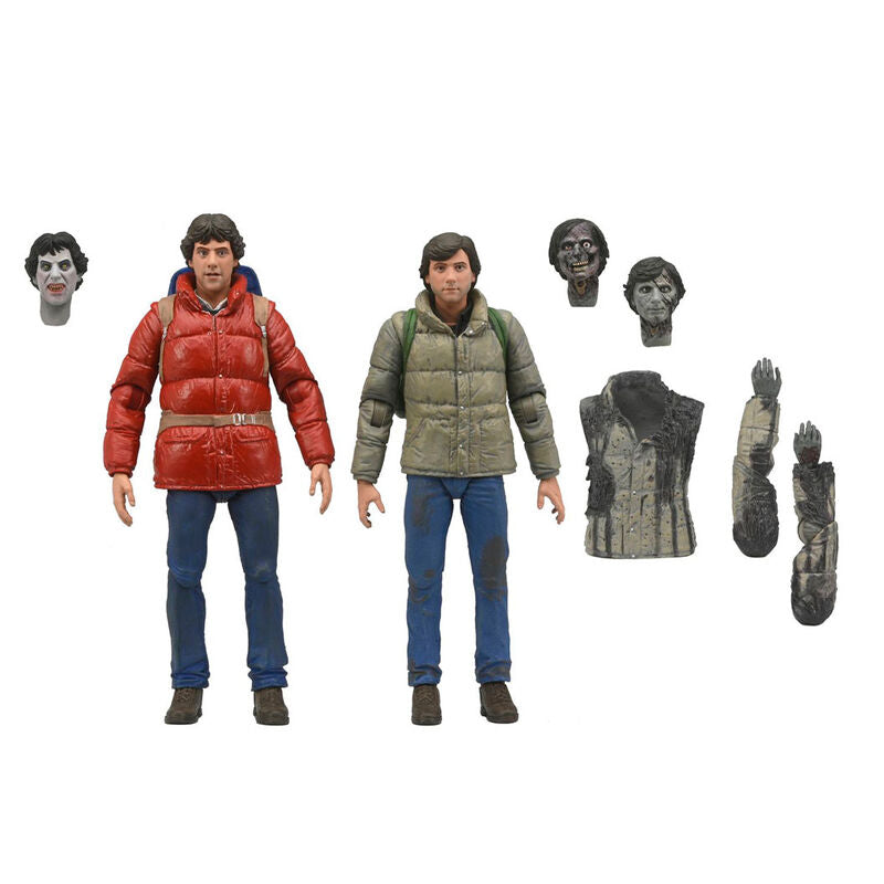 An American Werewolf in London Jack & David figures 18cm