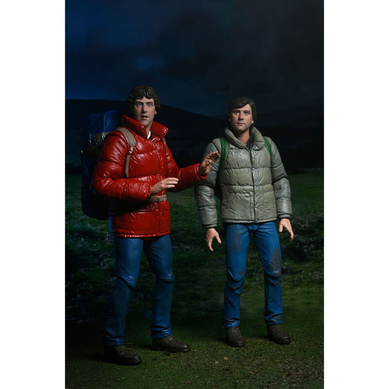 An American Werewolf in London Jack & David figures 18cm