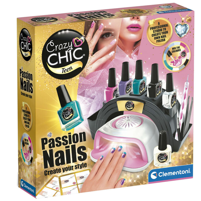 Crazy Chic Nail Passion set game Nerdscape