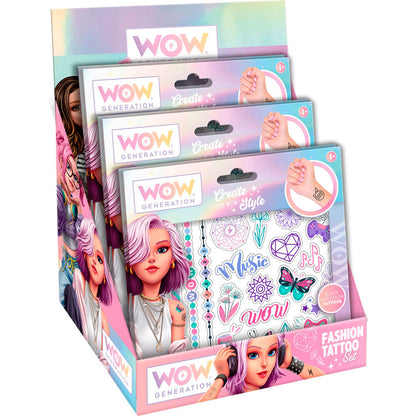 Wow Generation tattoo set Nerdscape