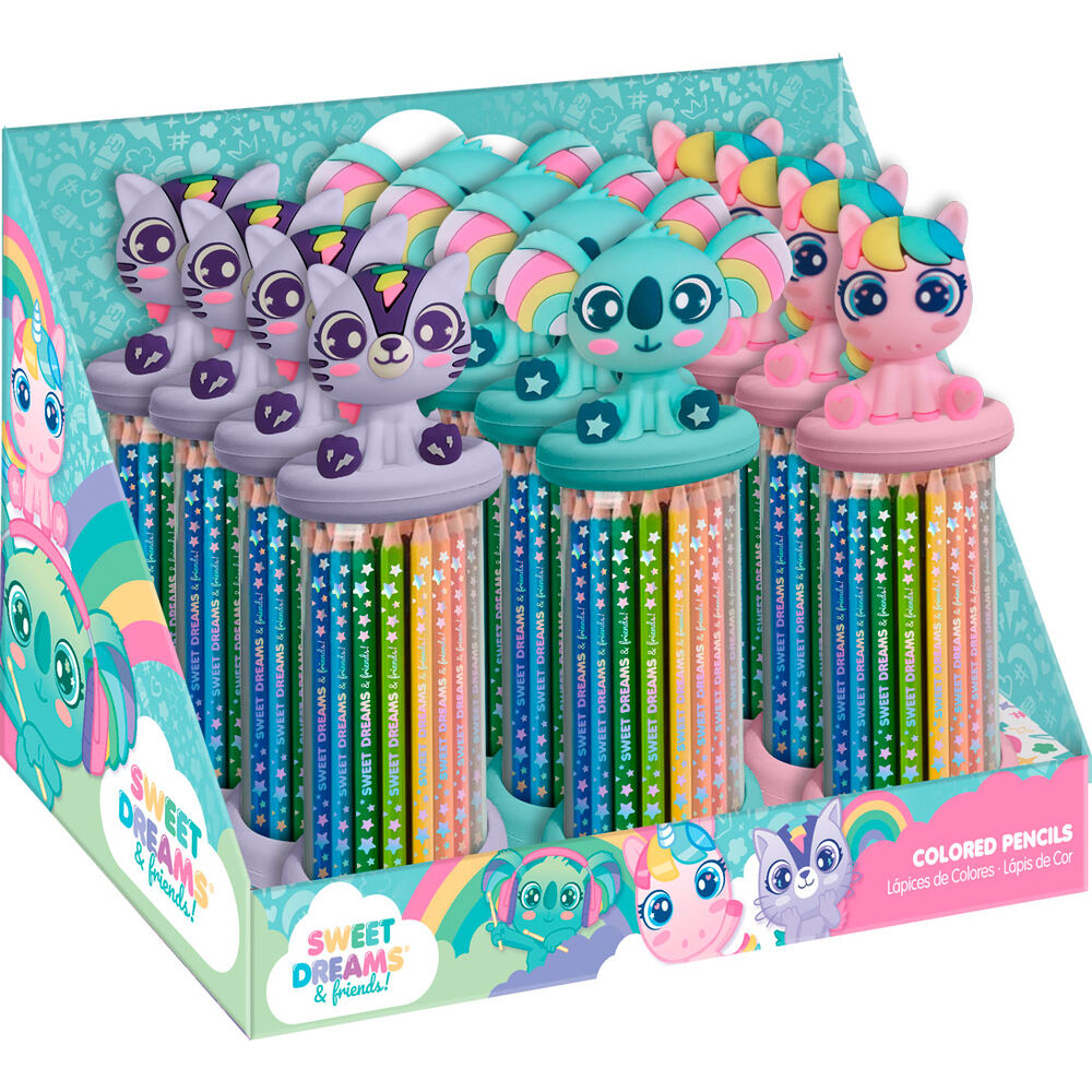 Sweet Dreams 3D 12 color pencil assorted Nerdscape