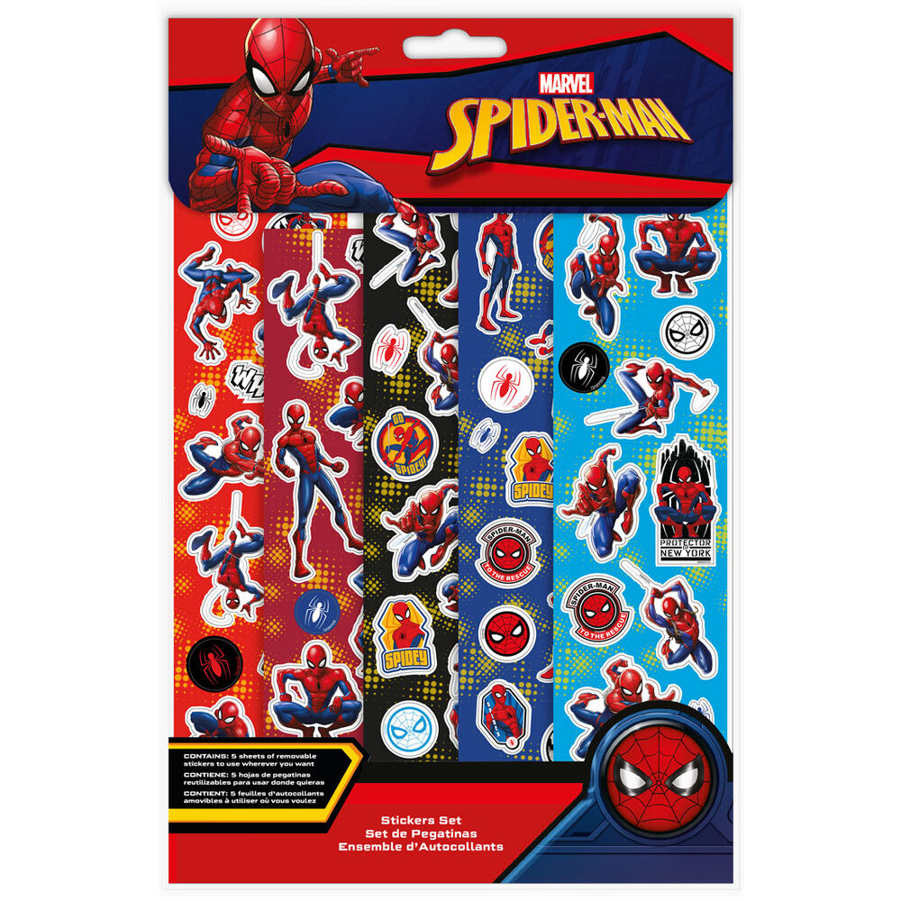 Marvel Spiderman stickers set Nerdscape