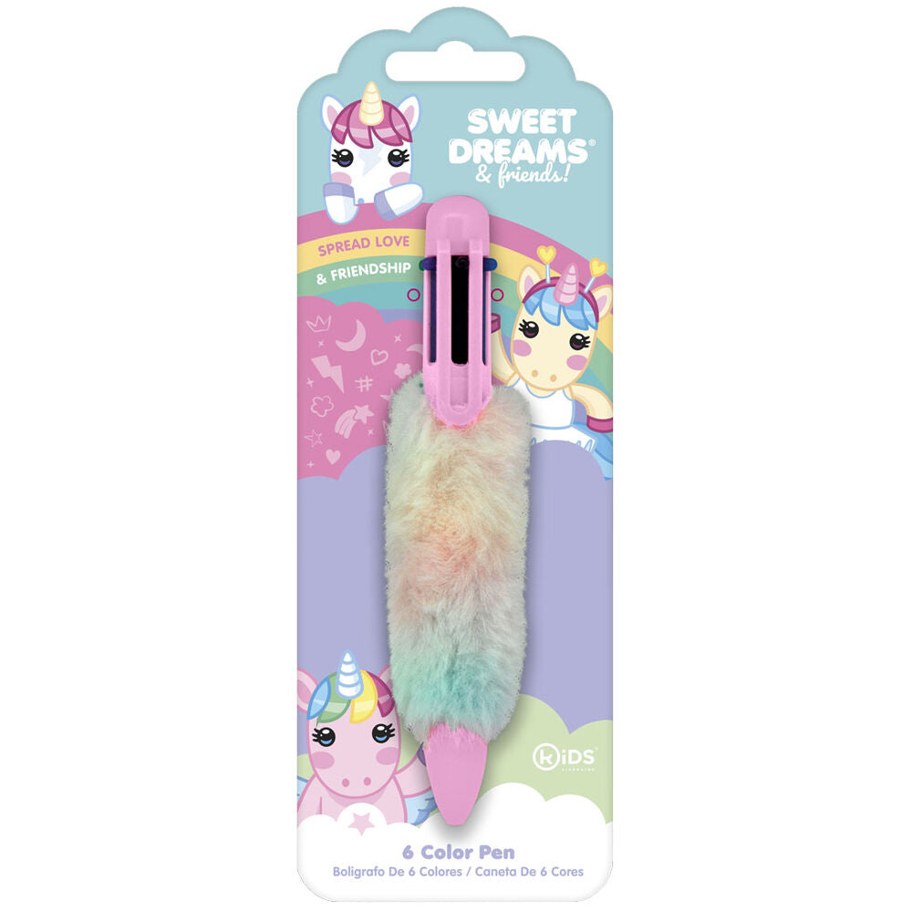 Sweet Dreams 6 colors fluffy pen assorted Nerdscape