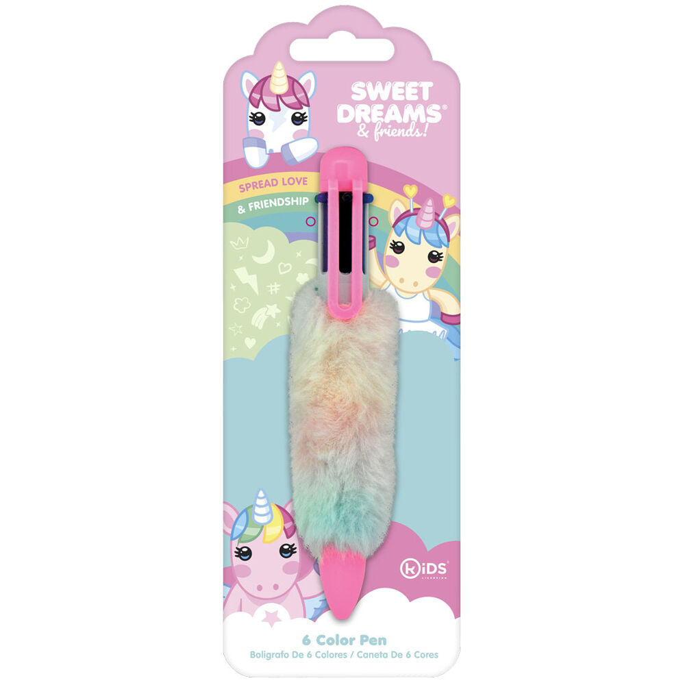 Sweet Dreams 6 colors fluffy pen assorted Nerdscape