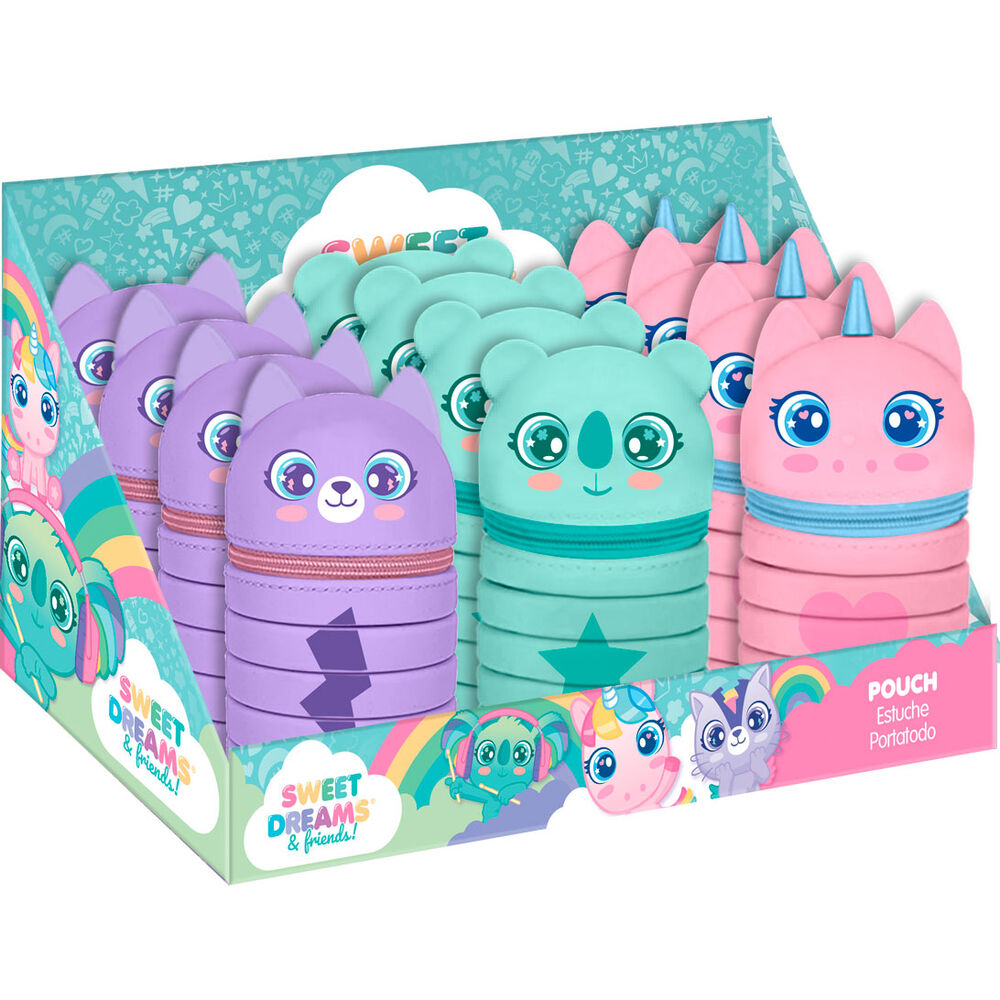 Sweet Dreams collapsable pencil case assorted Nerdscape