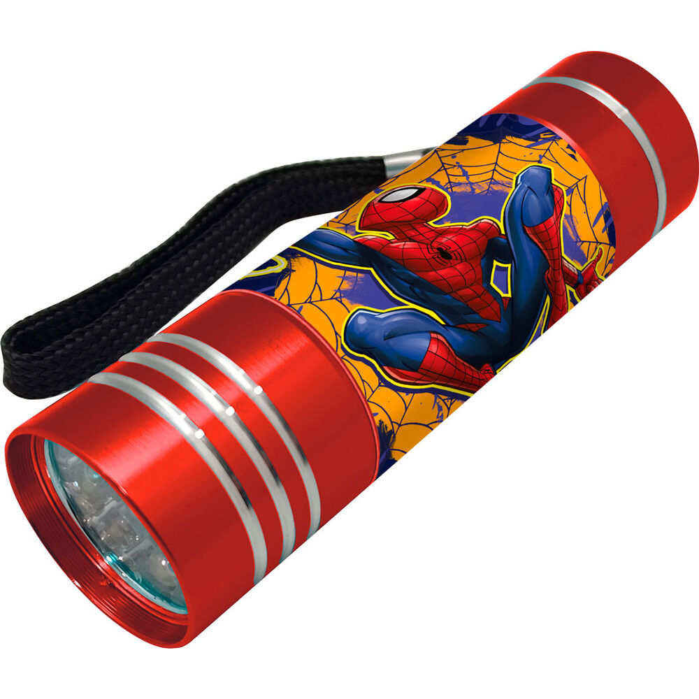 Marvel Spiderman aluminium LED assorted torch Nerdscape