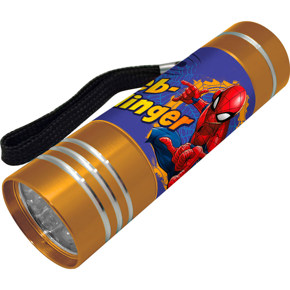 Marvel Spiderman aluminium LED assorted torch Nerdscape