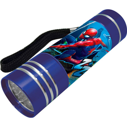 Marvel Spiderman aluminium LED assorted torch Nerdscape