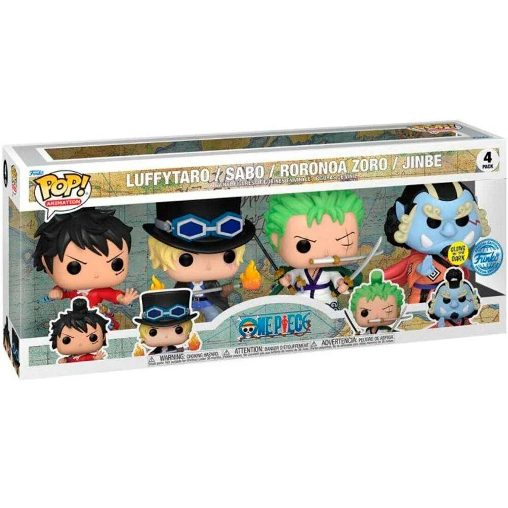 POP pack 4 figures One Piece Exclusive Nerdscape